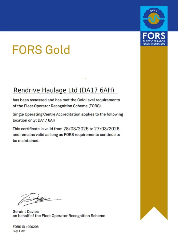 Gold Rendrive Haulage Ltd 2025-2026