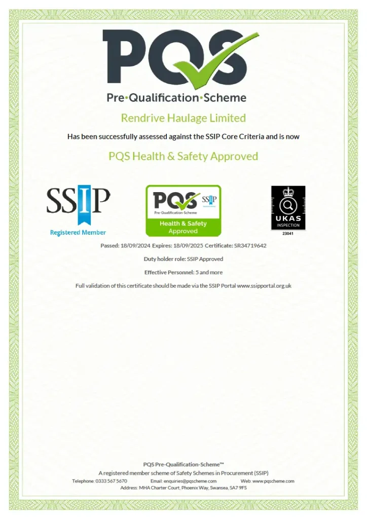 Rendrive Haulage SSIP DTS2025
